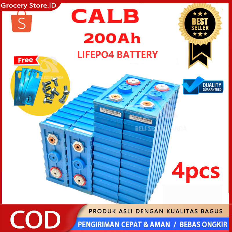UPS BMS lifepo4 Baterai 12V  CATL 200AH Baterai Baterai Surya Kekuatan Besar 3.2V 30ah/120ah/200ah B
