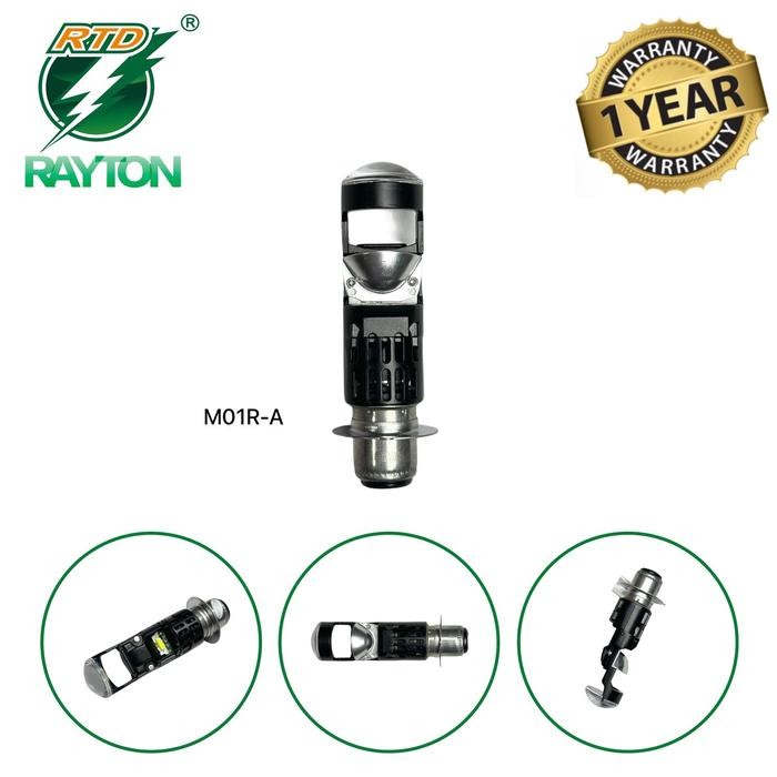 RTD Rayton Mini Proji Led Otomotif Motor M01R-A/B/S NON KIPAS DAN KIPAS Original - M01R-A