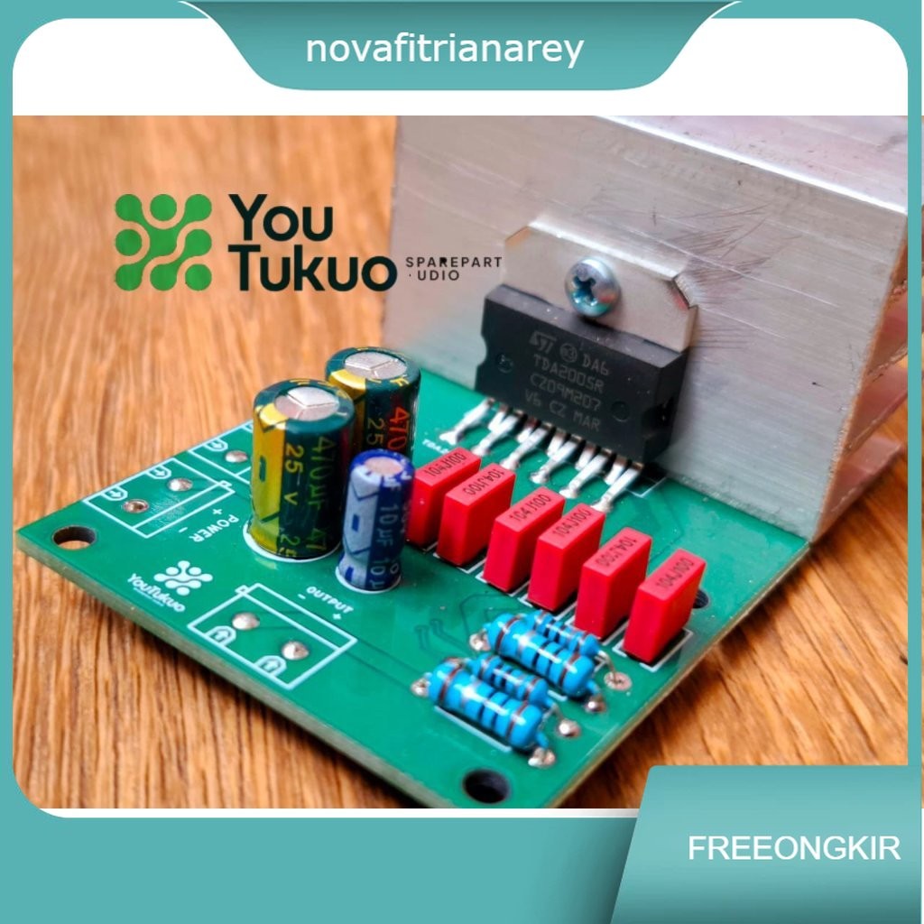 Kit Power Amplifier TDA 2005 Double Layer