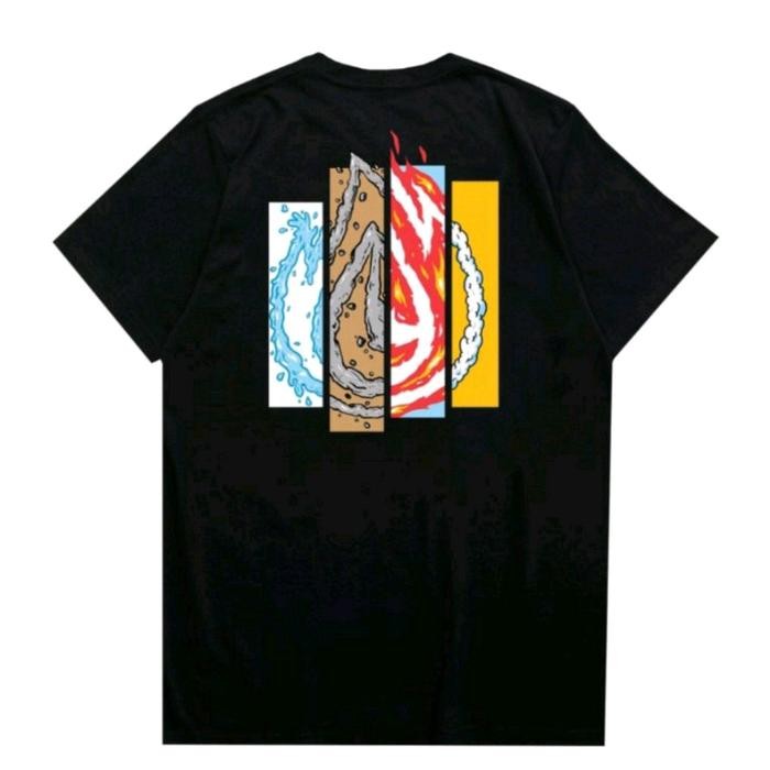 (TOP) Crooz T-shirt Firefly unisex Katun Hitam Distro Tangan Variasi - Hitam, S