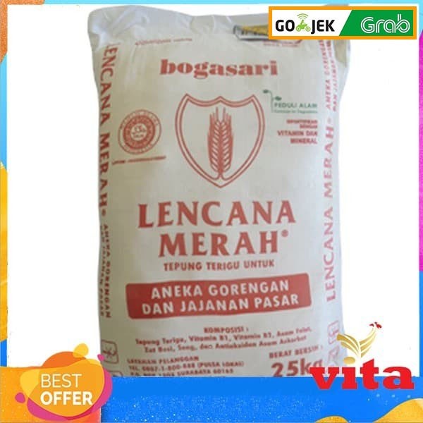 Tepung Terigu Lencana Merah 25kg