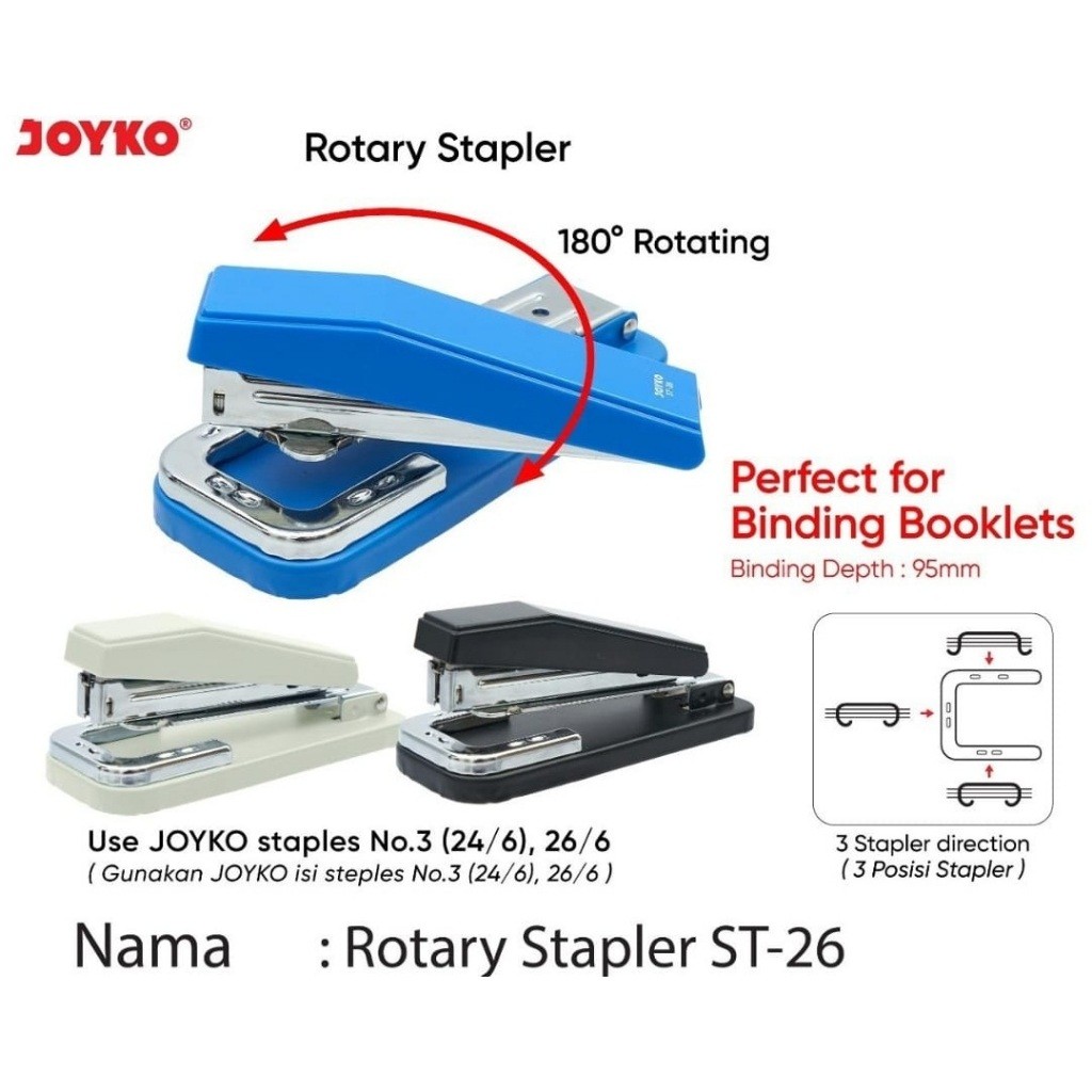 

Joyko rotary stapler ST-26