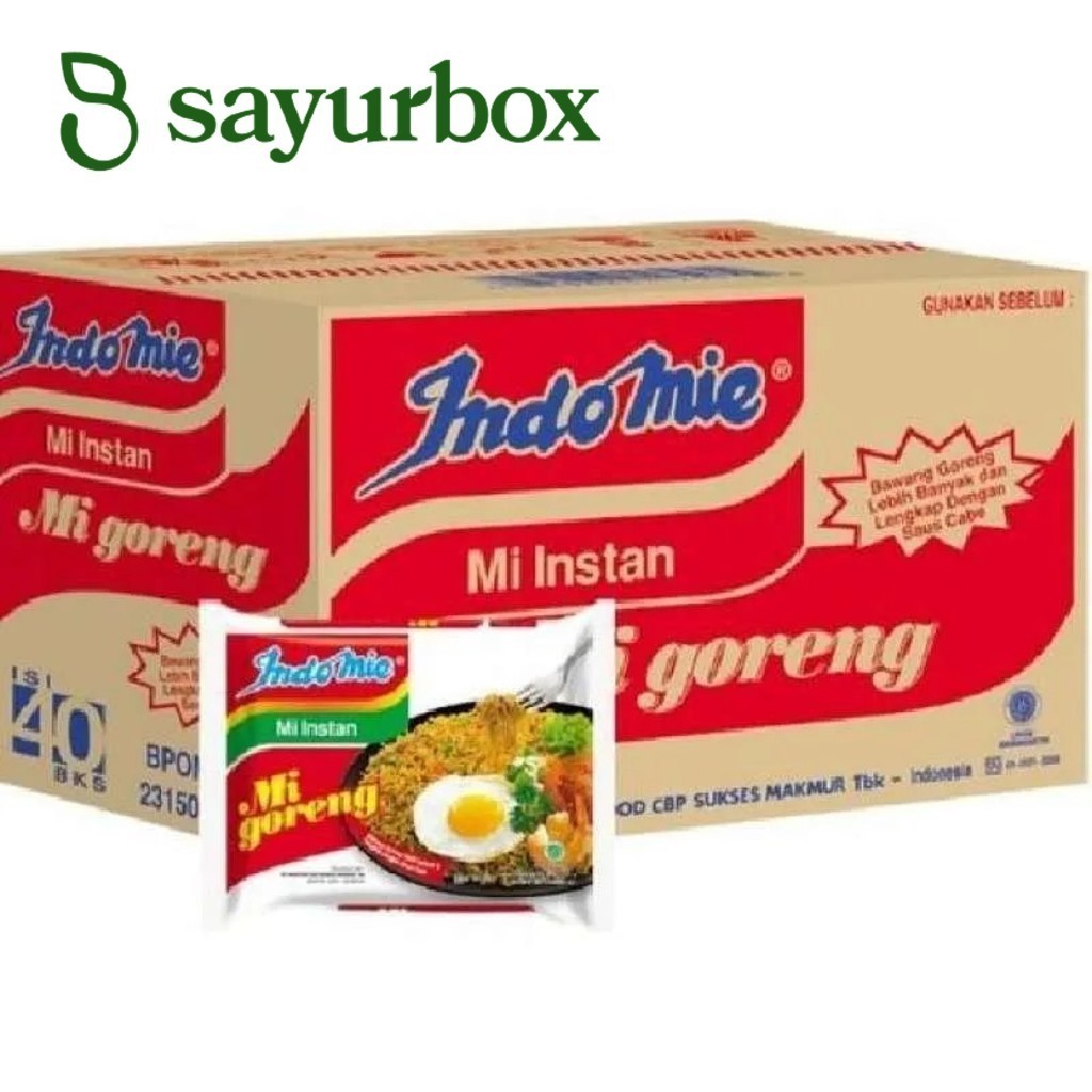 

Kemasan Dus - Indomie Goreng Special Plus Isi 40 pcs 1 kardus