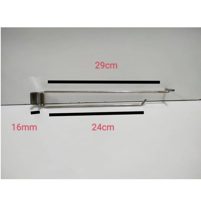 

double hook pipa kotak - 29/24 cm Sale