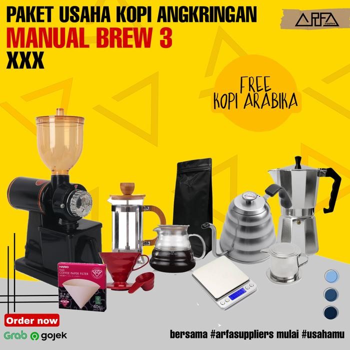 Code Paket Usaha Kedai Kopi Angkringan Manual Brew 03