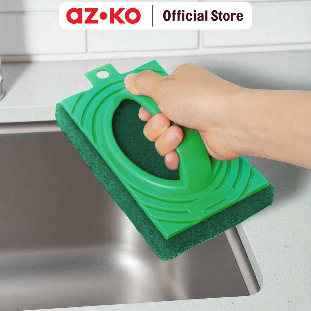 AZKO Proclean Sikat Scrub Premium - Hijau Perabotan Rumah  Sikat Serbaguna Multifunction Brush Sikat