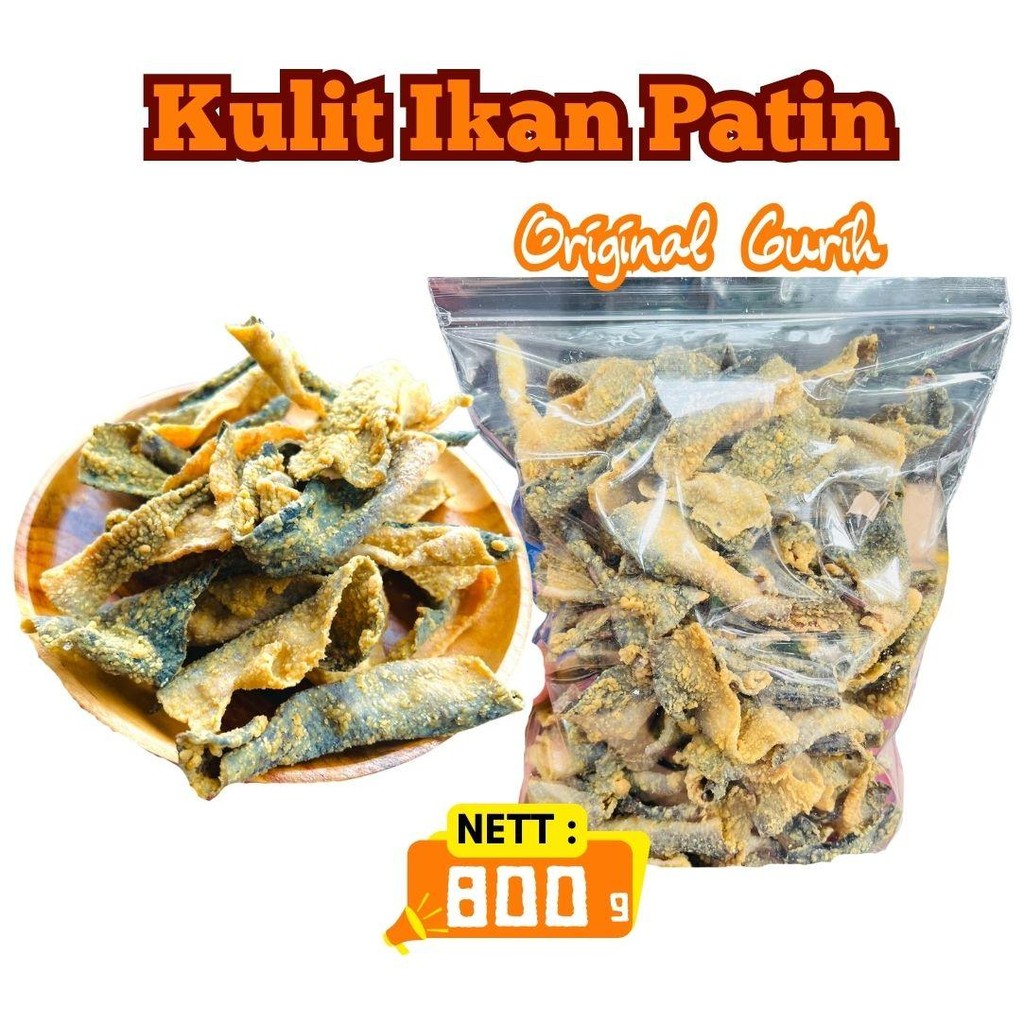 

KERUPUK KULIT IKAN PATIN PREMIUM MACAM RASA 400GR | SNACK KERING