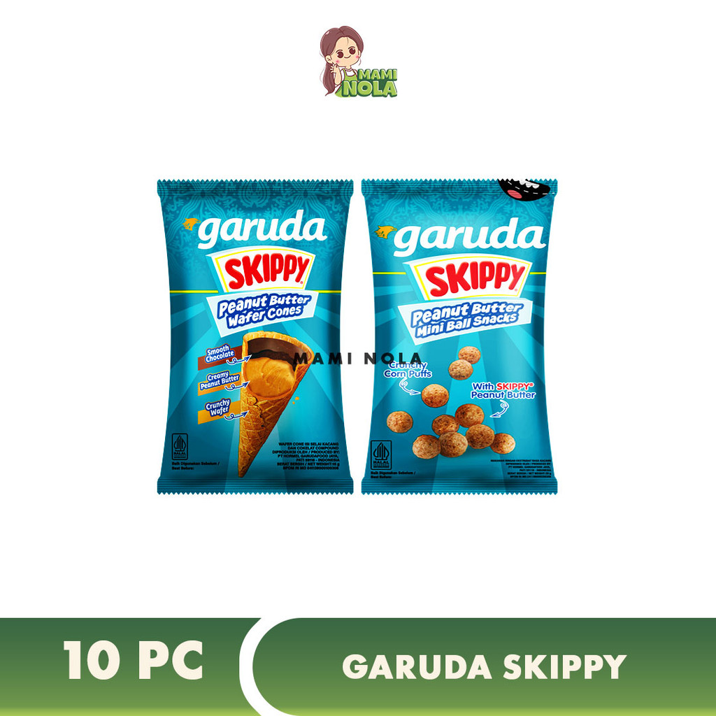 

Garuda Skippy Peanut Butter Mini Ball 20gr x 10 Pc