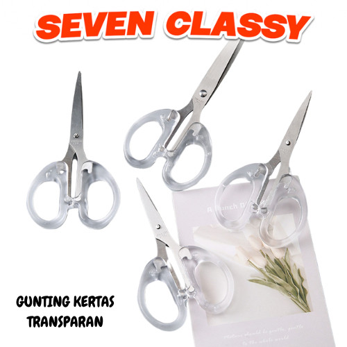 

FC- GUNTING KERTAS TRANSPARAN H562 GUNTING KERTAS AESTHETIC TRANSPARAN SCISSORS SCRAPBOOK