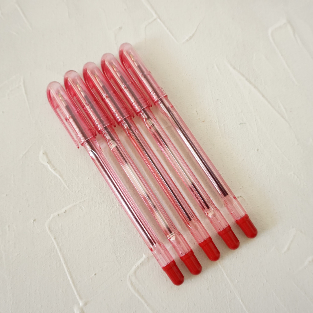 

BOLPEN SNOWMAN TINTA MERAH/ BOLPEN MERAH