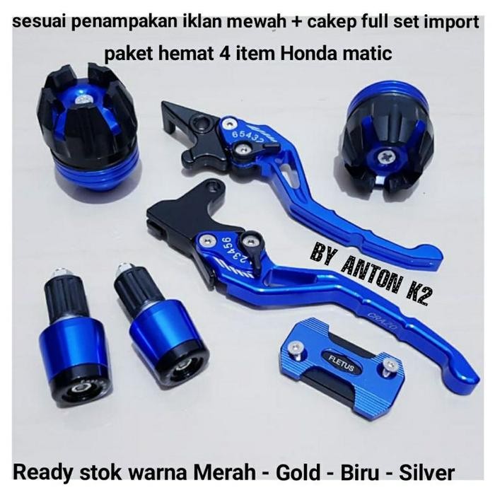 AKSESORIS P4 VARIASI MOTOR HONDA BEAT-BEAT STREET-VARIO 110 125 150 - VARIO 150, Gold