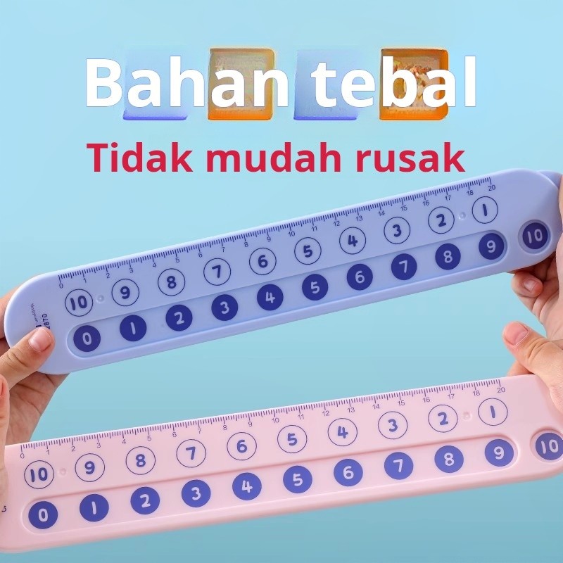 

Penggaris dekomposisi digital anak-anak dua sisi taman kanak-kanak sekolah dasar matematika dalam 10 dalam 20 penjumlahan dan pengurangan aritmatika