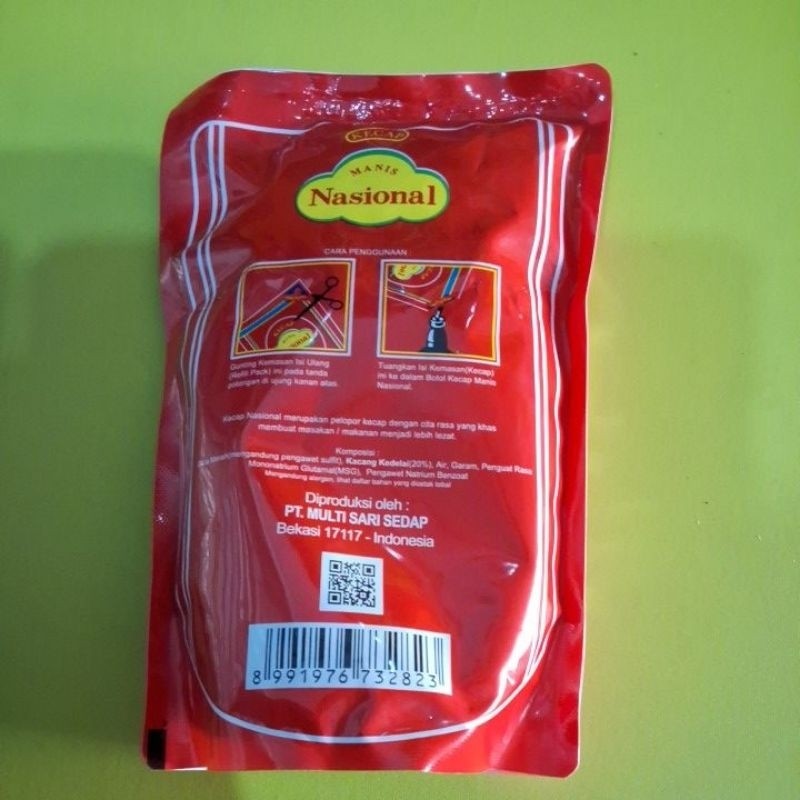 

KECAP MANIS NASIONAL 520ml kecap manis Refill 520ml