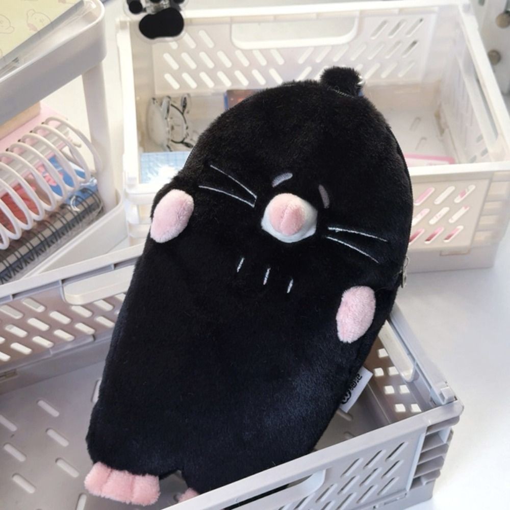 

Durable 3D Mole Pencil Case Cute Plush Stationery Storage Bag Dirty Resistant Creative Stationery Case Middle School Student