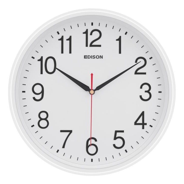 Jam Dinding EDISON EDW-319 T30 Classic Design - White