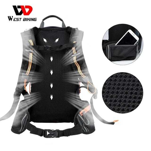 West Biking Tas Hydropack Ransel Punggung Sepeda 10L Waterproof Backpack Water Bladder Original Tas 