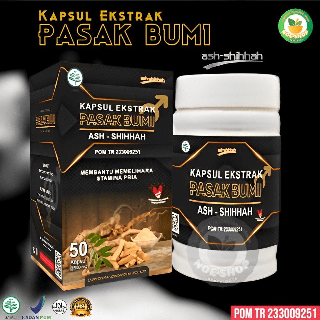 (BPOM) Ekstrak Pasak-Bumi Ash-Shihhah Pasak 50 Kapsul