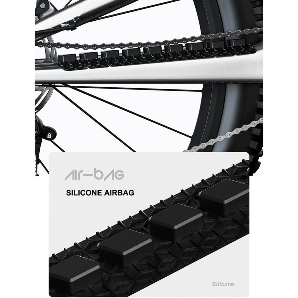 Enlee Chainstay Guard Silikon Pelindung Rantai Chain Protector Frame Sepeda MTB Anti Gores Anti Bisi