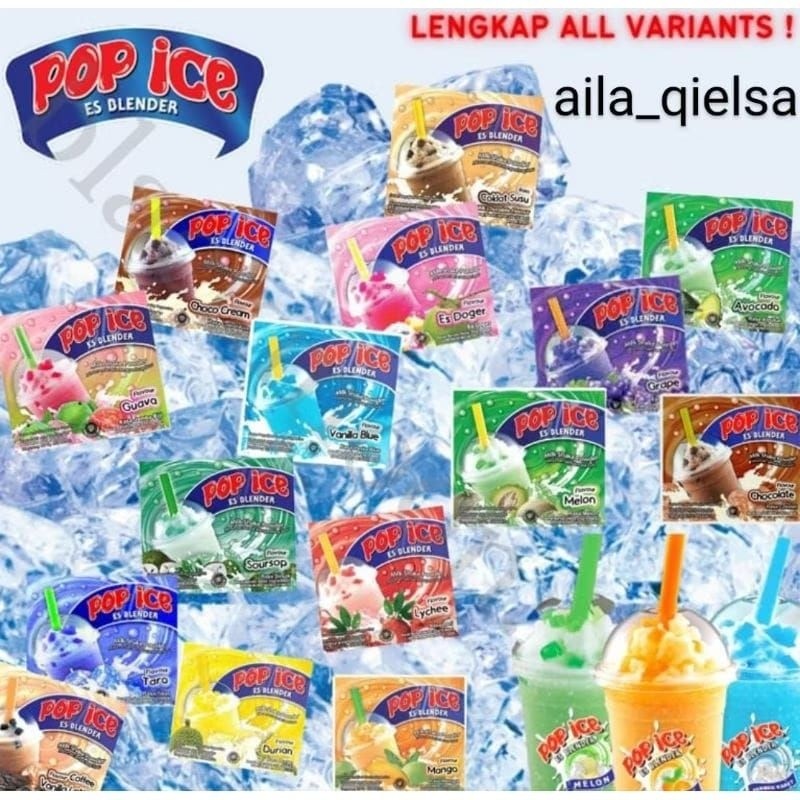 

termurah pop ice 1 renteng isi 10 sachet