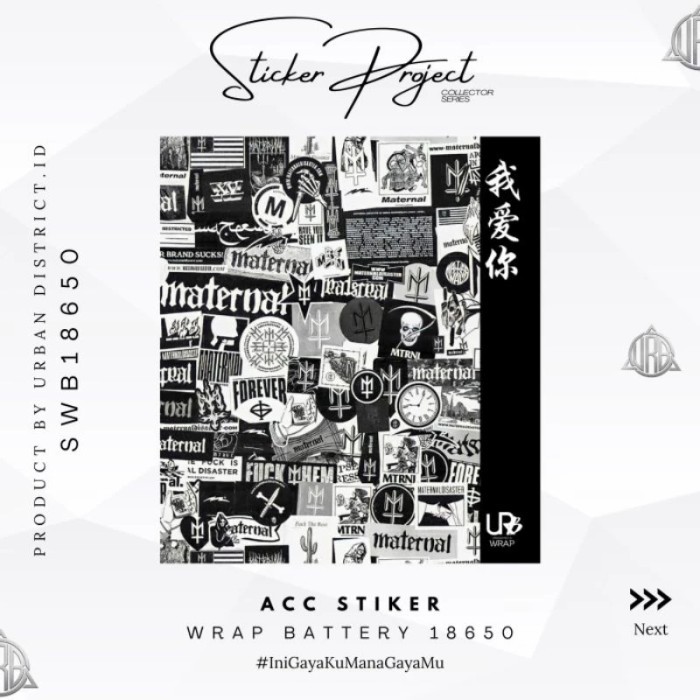 

Stiker Wrap Baterai 18650 1 Pcs Part 3 by Catalyst Handicraft