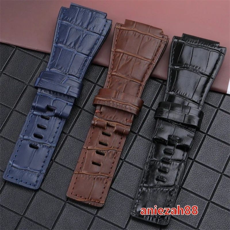 Tali Strap Jam Tangan BR Bell&Ross Tali Jam Bell Ross Kulit Genuine Leather Premium