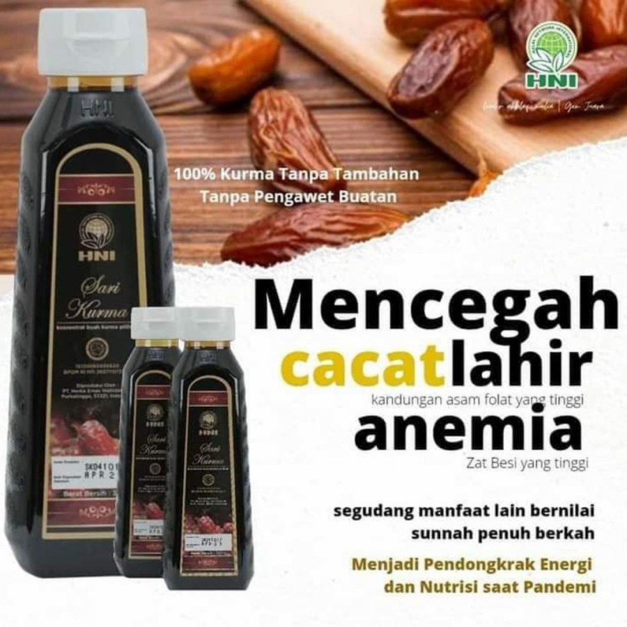 Produk Asli Herbal Sari Kurma HNI HPAI Original Asli Healthy Dates Alami