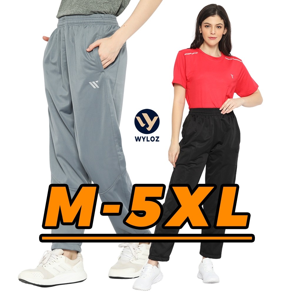 BJ22H Wyloz Celana Training Olahraga Wanita Trening Pants Panjang Bahan DDR Export Lari Running Jogg