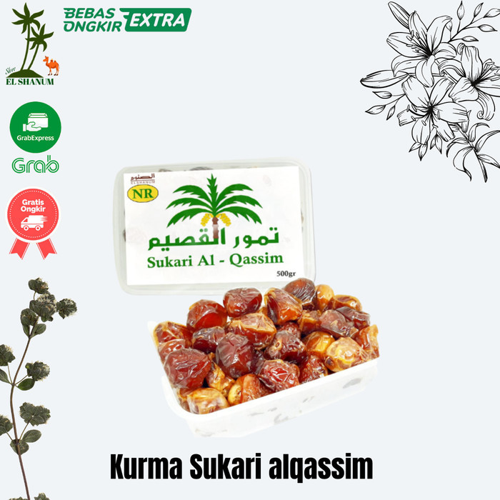 

[Best Seller] Sukari Al Madinah 500gr / Sukari Basah/ Sukari Alqossim / Kurma Raja