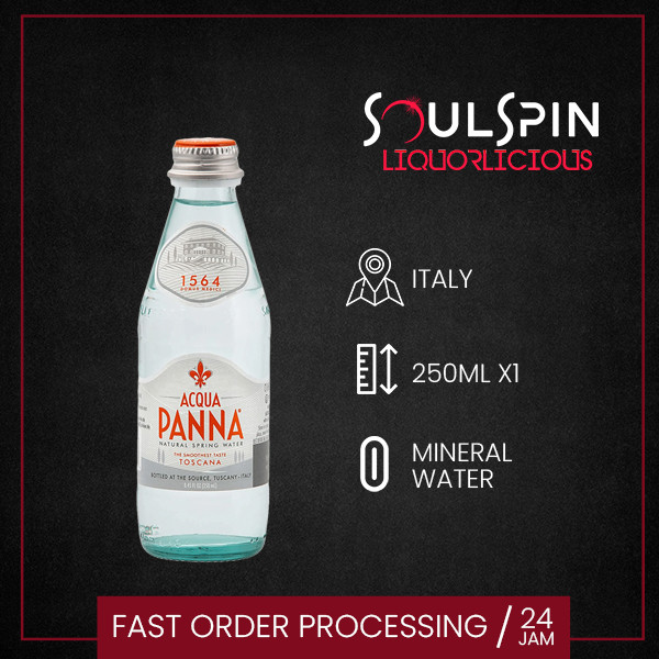 

Acqua Panna Natural Mineral Water 250ml Khusus Instan - Only Instant Delivery