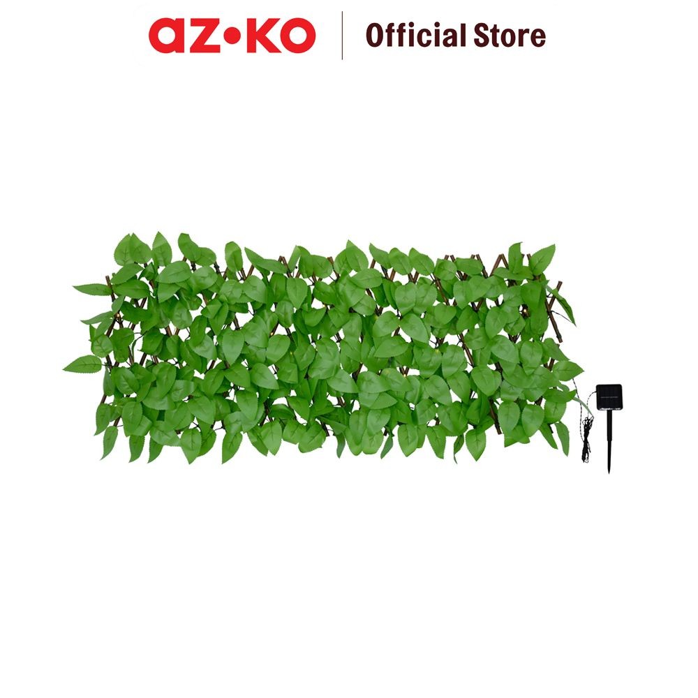 AZKO Cc grass 30x180 cm Tanaman Pagar Artifisial Rose Leaves Led Tumbuhan Buatan Artificial Fence Pl