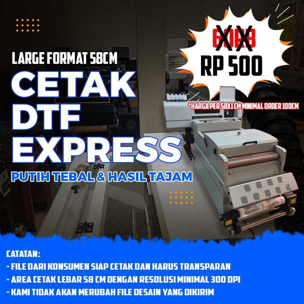 

Print DTF Meteran Siap Press SolidGear Print Sablon DTF 51 x 100 cm | Harga Per cm