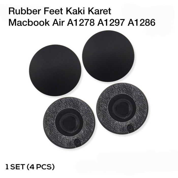 Rubber Feet Karet MacBook Pro A1278 A1286 A1297 RBMAC6 (=^_^=) .