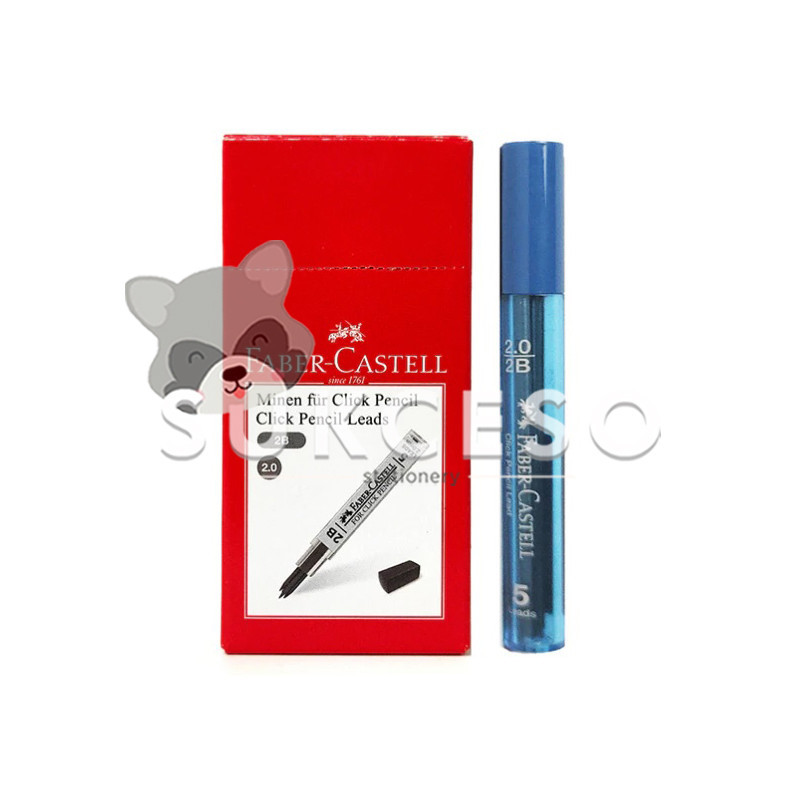 

Faber Castell Isi Pensil Mekanik 2.0 2B / Refill Pencil Leads Click