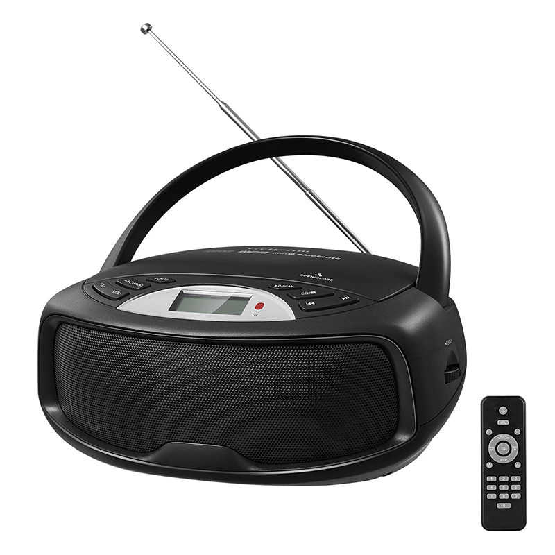Portable Bluetooth CD Player With Speakers Rechargeable Walkman CD Player Connect With Microphone Di