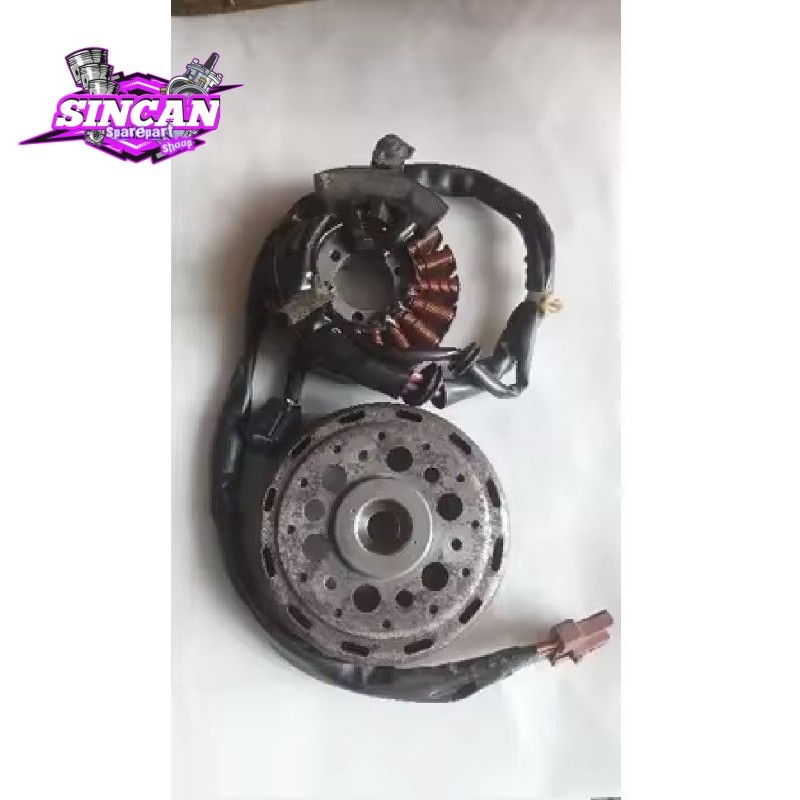 Set Magnet Magnit Spul Magnit Motor Honda Vario 125 Old KZR Original Copotan
