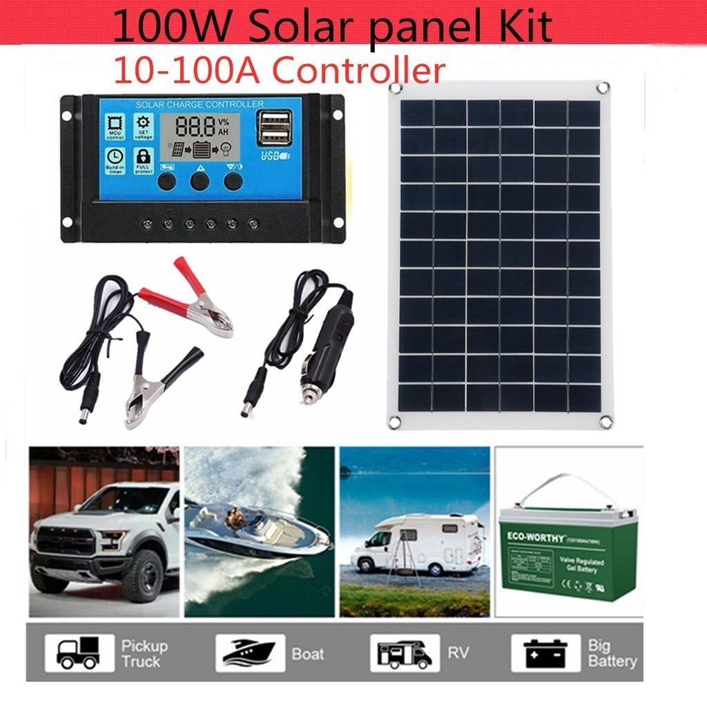 100W SOLAR PANEL PANEL SURYA PEMBANGKIT LISTRIK TENAGA SURYA 100W SOLAR PANEL PANEL SOLAR PANEL SURY