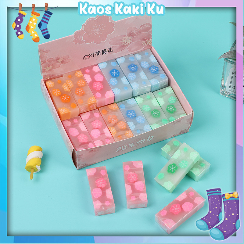 

Penghapus Pensil Karet Sekolah Motif Bunga Bahan Import Lucu 1079