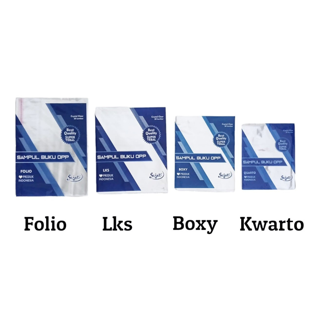 

Sampul Buku OPP Lem/Selip SEJATI (20lbr)