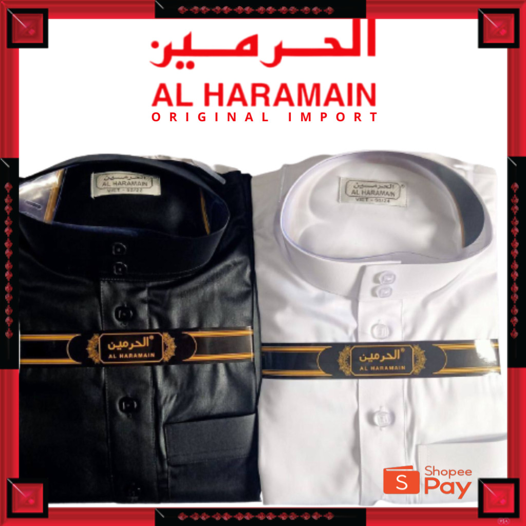 [PREMIUM ORIGINAL] BISA COD GAMIS JUBAH AL HARAMAIN ORIGINAL 100% POLOS POLYSTER IMPORT VIETNAM PUTI