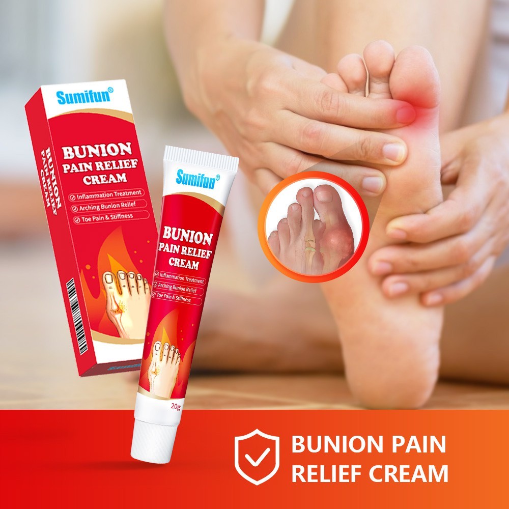 Sumifun Arthritis Bunion Pain Relief Cream Joint Pain Rheumatism Plaster Pain Relievers Ointment 20g