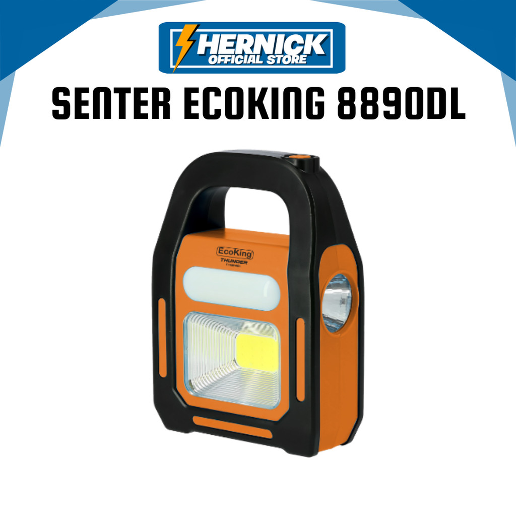 ECOKING LAMPU THUNDER EMERGENCY LIGHT 3W+5W