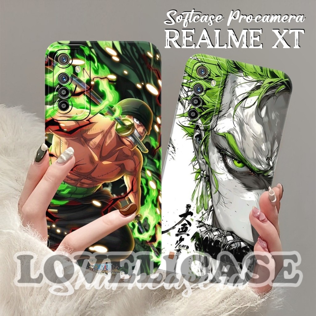 [SHARKCASE] Case Realme XT 5 PRO REALME 5 5i 5s C3 3 REALME 3 PRO C21 C21Y C25Y Motif One Piece Roro