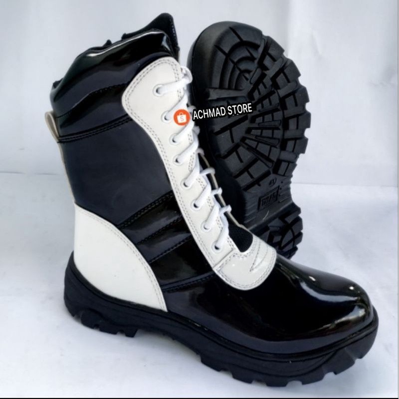 SEPATU PROVOS POLRI POLISI PDL JATAH DINAS POLRI SATPAM SECURITY KILAP