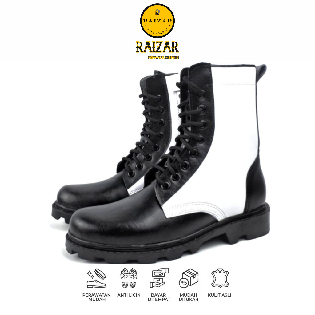 Sepatu PDL Dinas PKD Provost PM Kulit Sapi Asli Sepatu Provost Murah