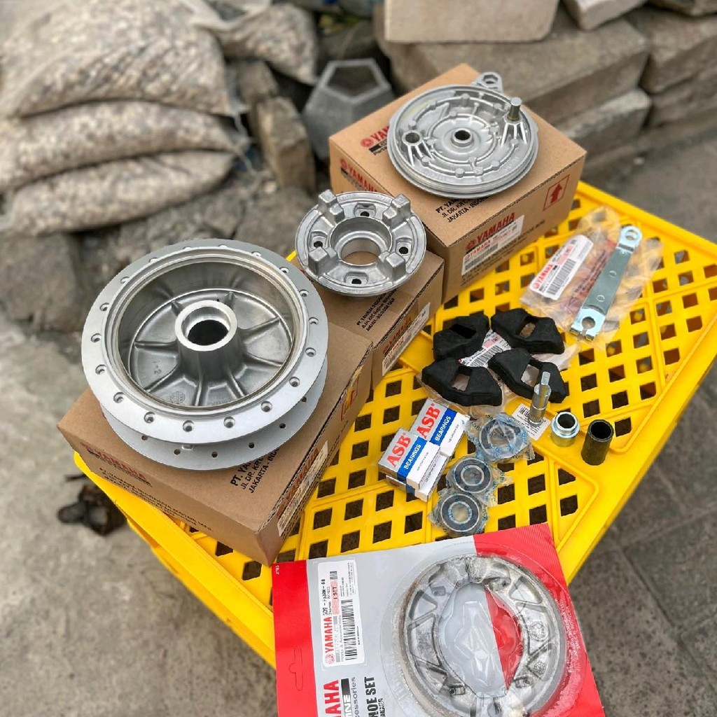 TROMOL BELAKANG KING PNP SET GLMP CB TIGER/ Tromol King RX King Set Hitam Silver PNP Accessories Mot