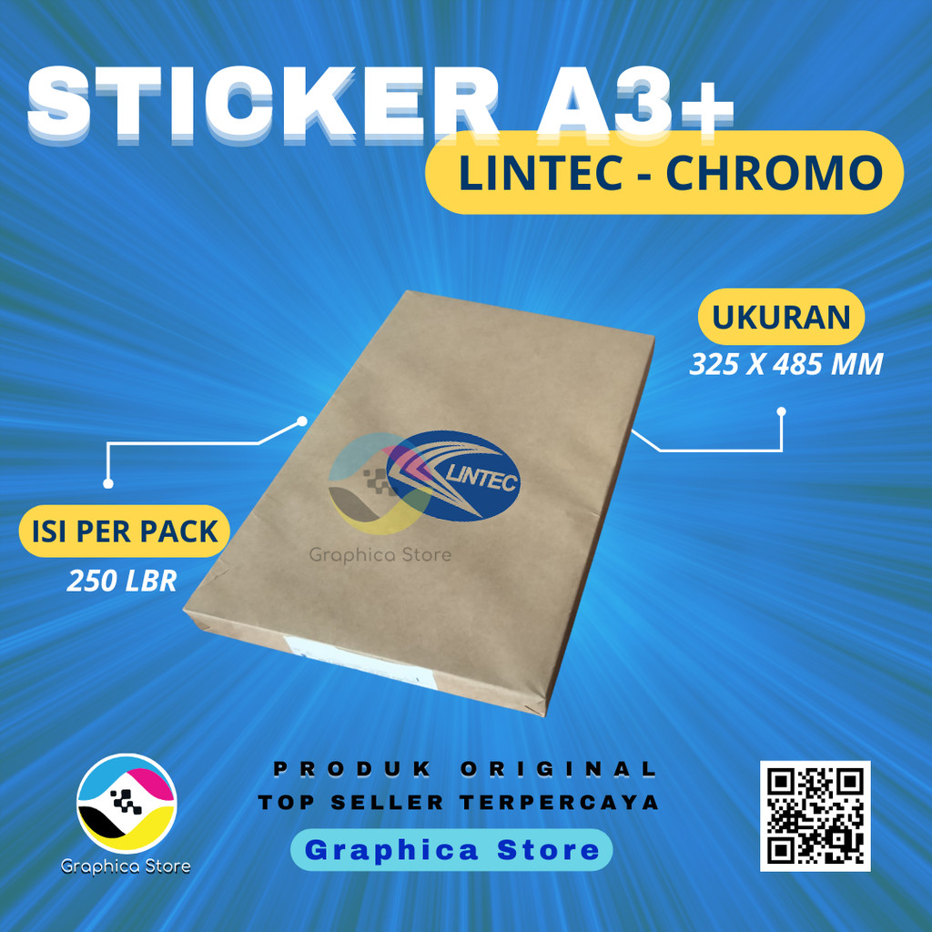 

Sticker Cromo A3+ LINTEC | Sticker Bontak Glossy | Sticker Chromo LINTEC