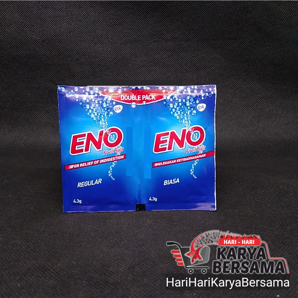 

ENO FRUIT SALT DOUBLE PACK REGULAR DAN BIASA 4.3GR