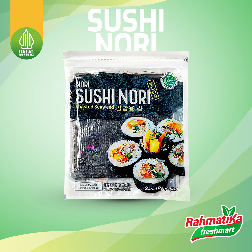 

Java Super Food Sushi Nori / Rumput Laut Halal 25g isi 10 Lembar