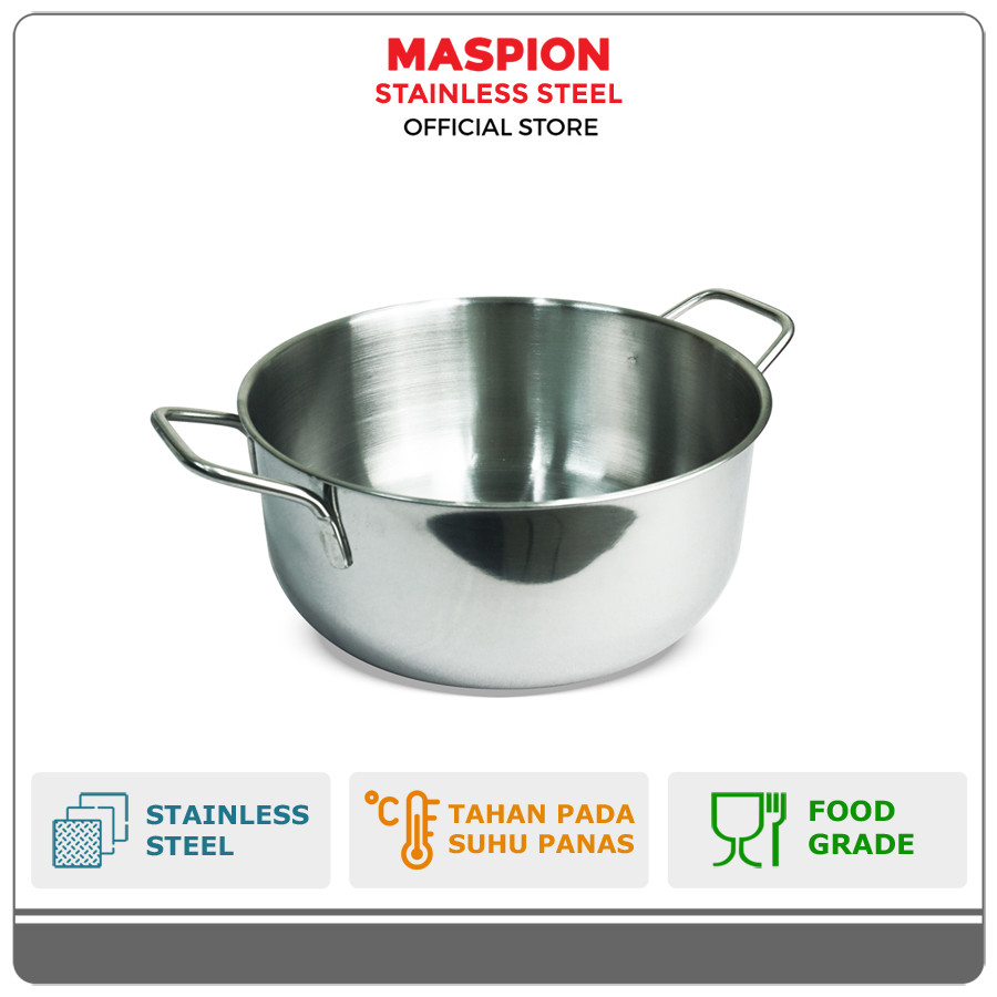 Maspion Maxim Panci Ramen & Sukiyaki Stainless Steel