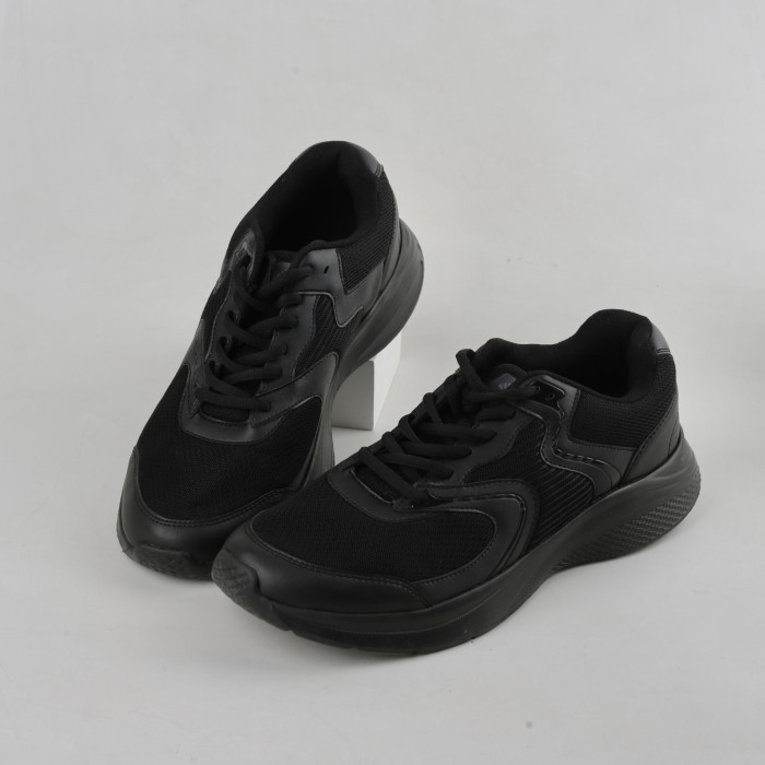 ✔HST.H✔ - TERLARIS Sepatu Kasogi Jogging Olahraga Dewasa Pria Unisex Seoul - Hitam, 38